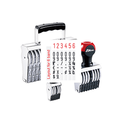 6 DIGIT NUMBER STAMPS