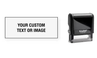 Order Now! Trodat Printy 4914 Rubber Stamp. Add lines of text, upload artwork, or both. Free Shipping. No Sales Tax - Ever!