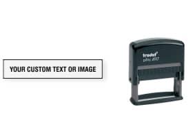 Order Now! Trodat Printy 4917 Custom Rubber Stamp. Add lines of text, upload artwork, or both. Free Shipping. No Sales Tax - Ever!