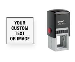 Order Now! Trodat Printy 4923 Custom Rubber Stamp. Add lines of text, upload artwork, or both. Free Shipping. No Sales Tax - Ever!