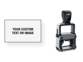Order Now! Trodat 5200 Custom Rubber Stamp. Add lines of text, upload artwork, or both. Free Shipping. No Sales Tax - Ever!