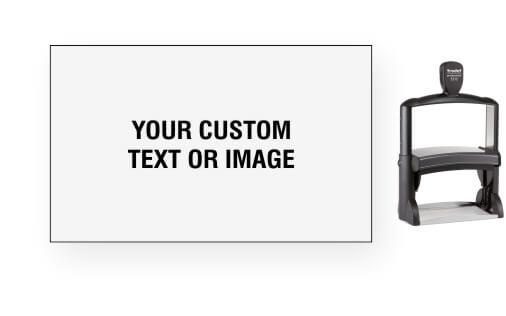 Order Now! Trodat 5212 Custom Rubber Stamp. Add lines of text, upload artwork, or both. Free Shipping. No Sales Tax - Ever!