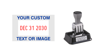 Xstamper N90 date stamps made daily online. Free same day shipping. Excellent customer service. No sales tax - ever.