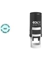 Order Now! 2000 Plus Printer R12 Round Self-Inking Stamp. 1/2 inch diameter impression. Free Shipping! No Sales Tax - Ever!