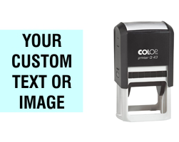 2000 Plus Q43 self-inking stamps made daily online. Free same day shipping. Excellent customer service. No sales tax - ever.