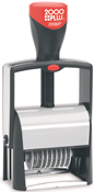 COLOP Classic Line 8 Band Number Stamp with custom text makes the repetitive task of numbering things quick and easy.