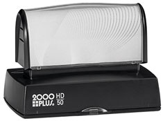 The HD 50 Stamp is the perfect size for your larger sized stamp needs. Free same day shipping. Excellent customer service. No sales tax - ever.