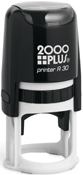 Order Now! 2000 Plus Printer R30 Round Self-Inking Stamp. 1-1/4 inch diameter impression. Free Shipping! No Sales Tax - Ever!