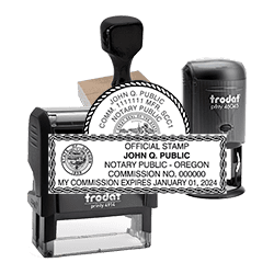 custom notary stamp product lineup with a official state design preview 