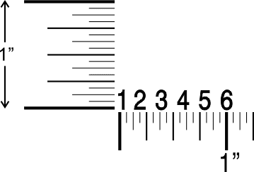 image of Shiny No. 2-6 traditional number stamp impression