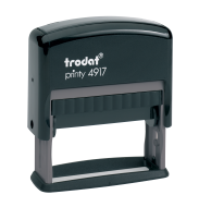 Order Now! Trodat Printy 4917 Custom Rubber Stamp. Add lines of text, upload artwork, or both. Free Shipping. No Sales Tax - Ever!