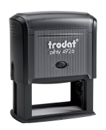 Order Now! Trodat Printy 4926 Custom Rubber Stamp. Add lines of text, upload artwork, or both. Free Shipping. No Sales Tax - Ever!