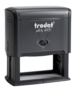 Order Now! Trodat Printy 4931 Custom Rubber Stamp. Add lines of text, upload artwork, or both. Free Shipping. No Sales Tax - Ever!
