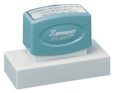 The Xstamper N24 custom stamp is a pre-inked stamp that can be personalized with your custom message or image. Free Shipping. No sales tax - ever.