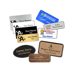 name tag engraving product lineup