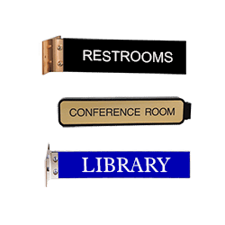 Wall Signs w/Corridor Holder