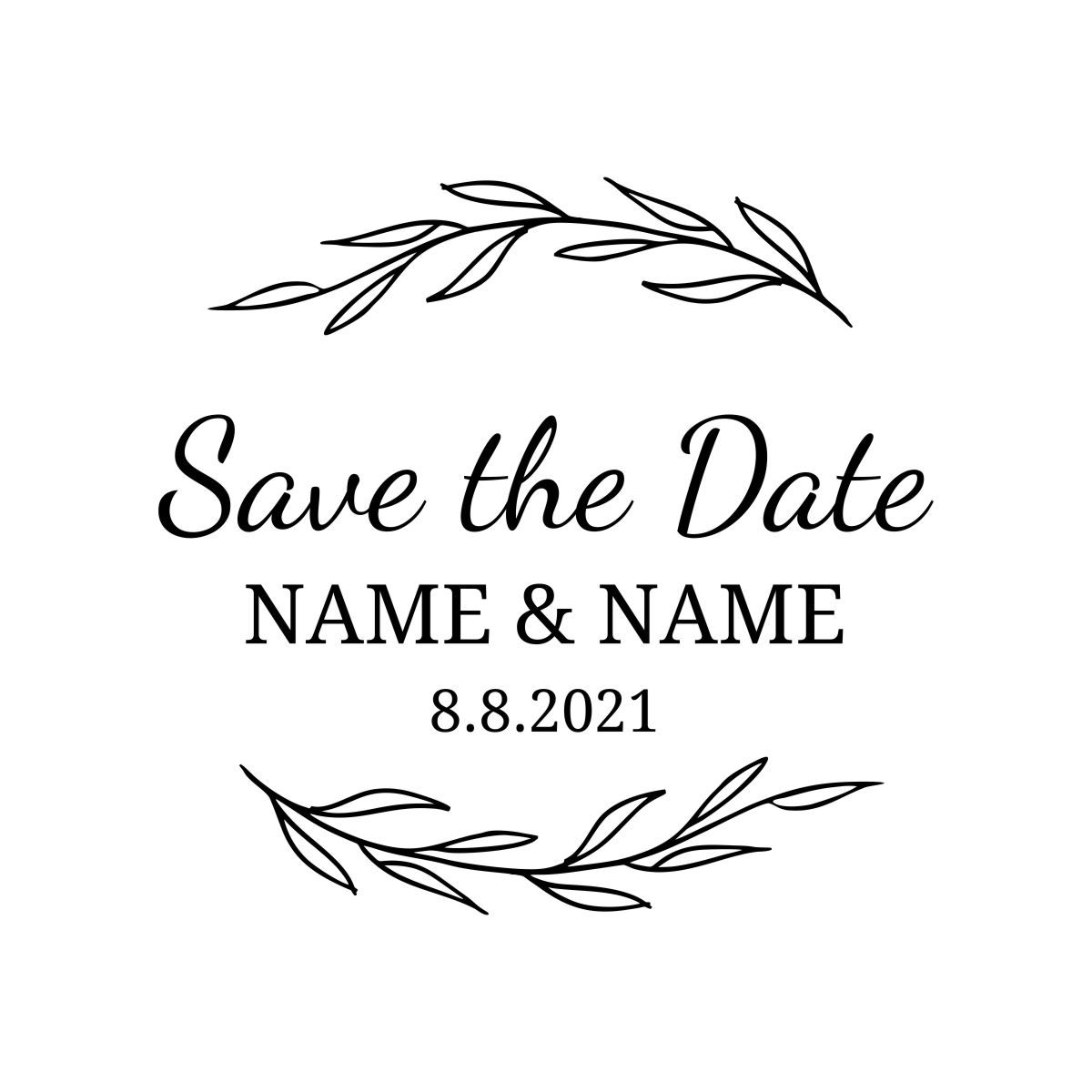 Order Now! Handheld Or Desktop Embosser with a 1-5/8" round 'Save The Date' design. Personalize it by adding your name. Free Shipping. No Sales Tax - Ever.