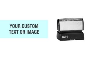 The HD 40 Stamp is the perfect size for your stamp needs, from address stamps to bank endorsement stamps. No sales tax ever.