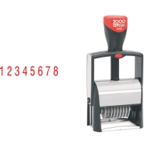 COLOP Classic Line 8 Band Number Stamp makes the repetitive task of numbering things quick and easy. Free Shipping!