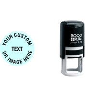 Order Now! 2000 Plus Printer R24 Round Self-Inking Stamp. 1 inch diameter impression. Free Shipping! No Sales Tax - Ever!