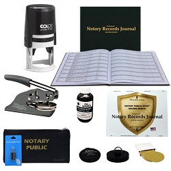 WA Notary Stamp Professional Kit - Round Seal