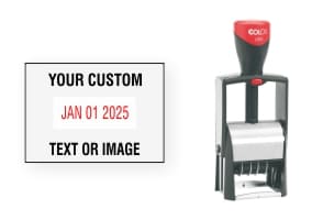 COLOP 2360 self-inking heavy duty date stamps help you easily date and sort your office documents! Free same-day shipping! No Sales Tax!