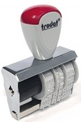 Trodat Classic 3170 local dater stamp with custom text makes sorting, organizing, & labeling your documents easier.