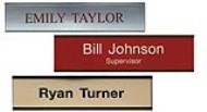 2 x 8 wall sign with an aluminum wall holder. 3 Line of Custom Text. Custom signs available with 20+ different color combinations. Free shipping!