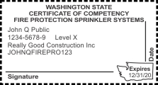 Washington Fire Protection Seals