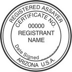 Arizona Registered Assayer Seals