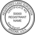 Arizona Registered Land Surveyor Seals
