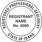 Idaho Professional Geologist Seals