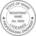 Maine Licensed Professional Engineer Seals