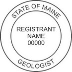 Maine Registered Geologist Seals
