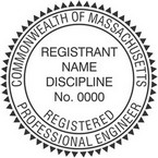 Massachusetts Professional Engineer Seals