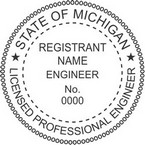 Michigan Licensed Professional Engineer Seals