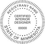 Minnesota Round Certified Interior Designer Seals
