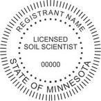 Minnesota Round Licensed Soil Scientist Seals