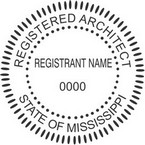 Mississippi Registered Architect Seals