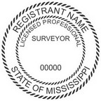 Mississippi Licensed Professional Surveyor Seals