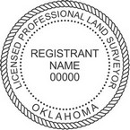 Oklahoma Licensed Professional Land Surveyor Seals