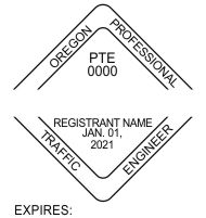 Oregon Professional Traffic Engineer Seals