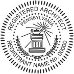 Pennsylvania Registered Architect Seals
