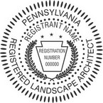 Pennsylvania Registered Landscape Architect Seals