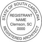 South Carolina Registered Architect Seals