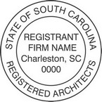 South Carolina Registered Firm Architect Seals