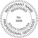 South Carolina Registered Professional Geologist Seals