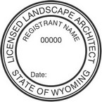 Wyoming Landscape Architect Seals