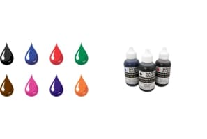 Premium Black Water-Based Refill Ink for Self Inking Stamps Inkpad