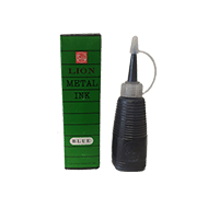 Automatic Numbering Machine Ink - Blue. Oil based lubricating ink, only for use in numbering machines. Free same-day shipping. No Sales Tax - Ever!